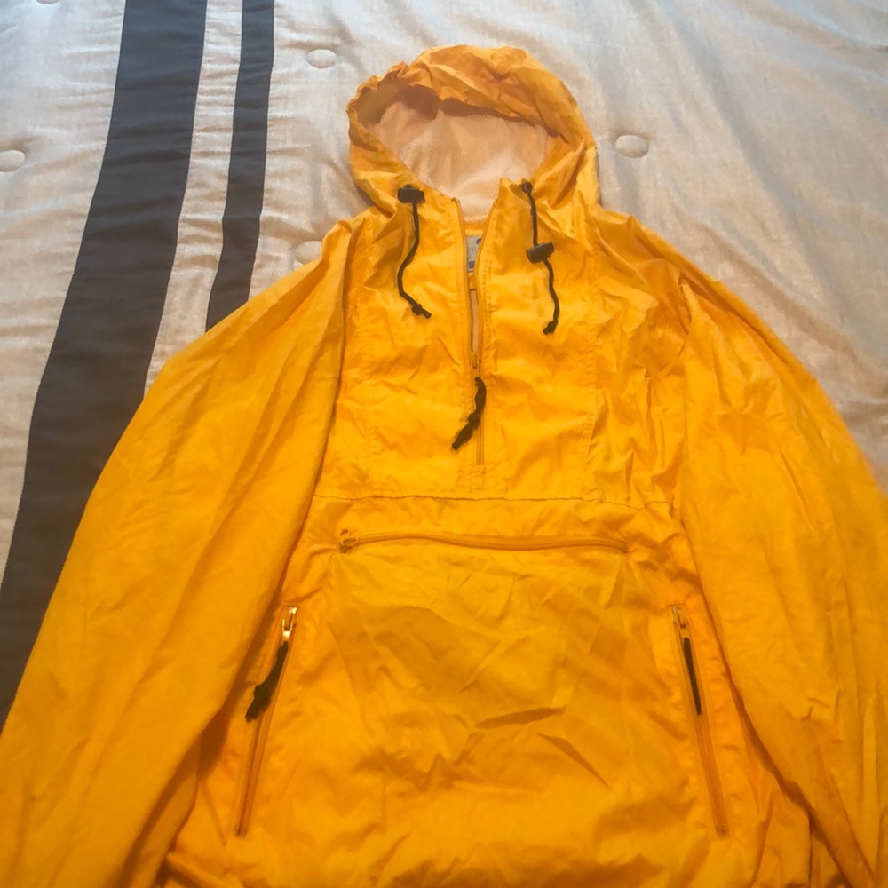 Yellow princes cruise Rain jacket!